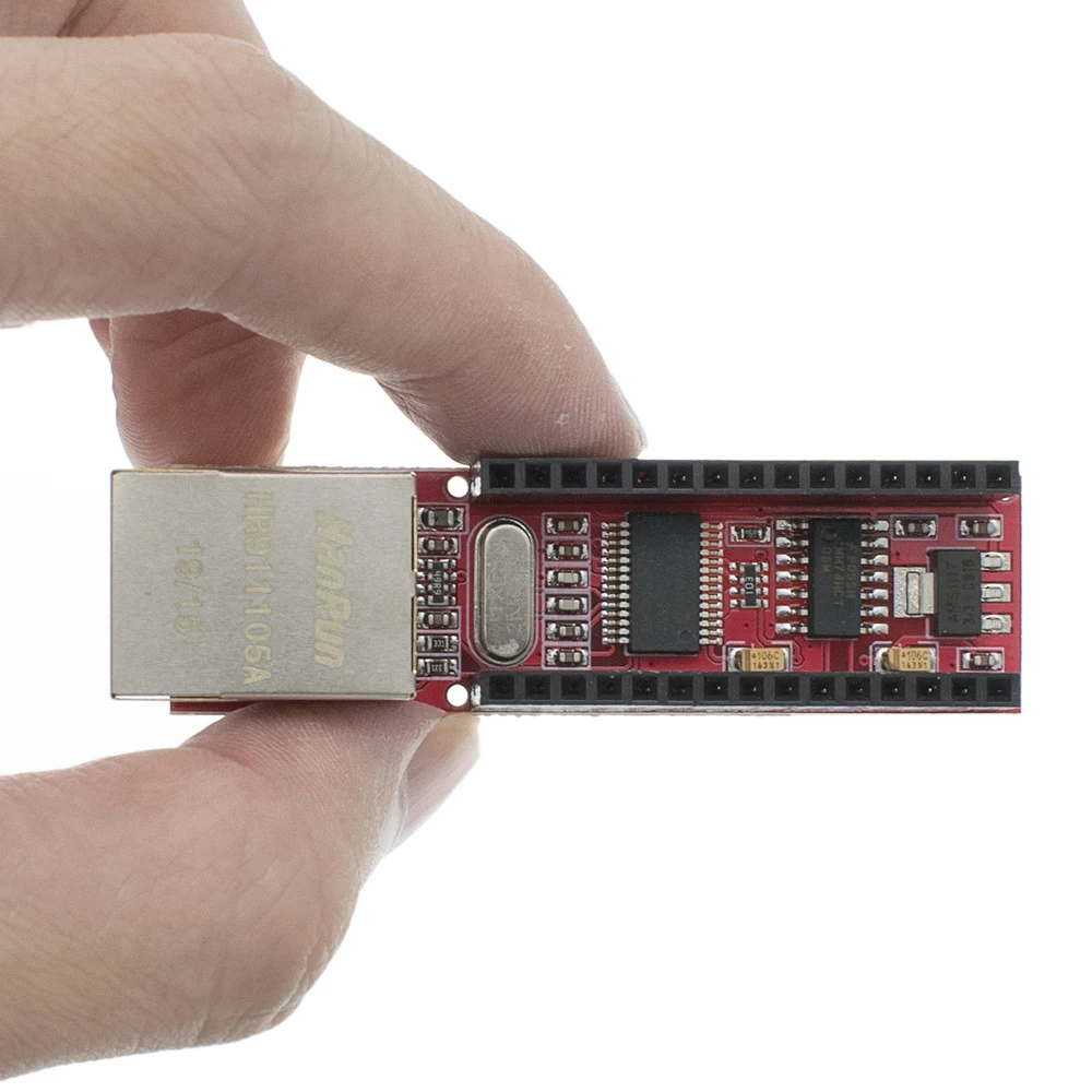 

20pcs ENC28J60 Ethernet Shield V1.0 compatible Nano 3.0 RJ45 Webserver Module