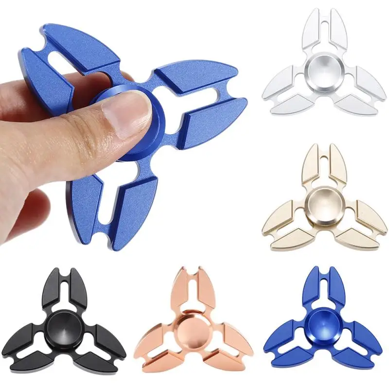 Finger Spinner Для Снятия тревоги стресс фиджет гироскоп треугольник алюминиевый