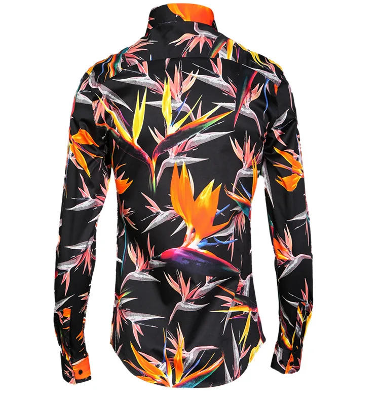 Мужская Повседневная рубашка на пуговицах, рубашка-смокинг Chemise Homme, роскошная брендовая хлопковая рубашка для мужчин, уличная Мужская рубашка в стиле кэжуал