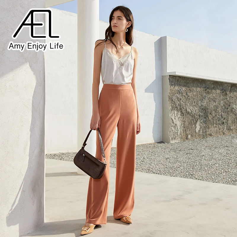 Summer Loose Long Pants Women Wide Leg 