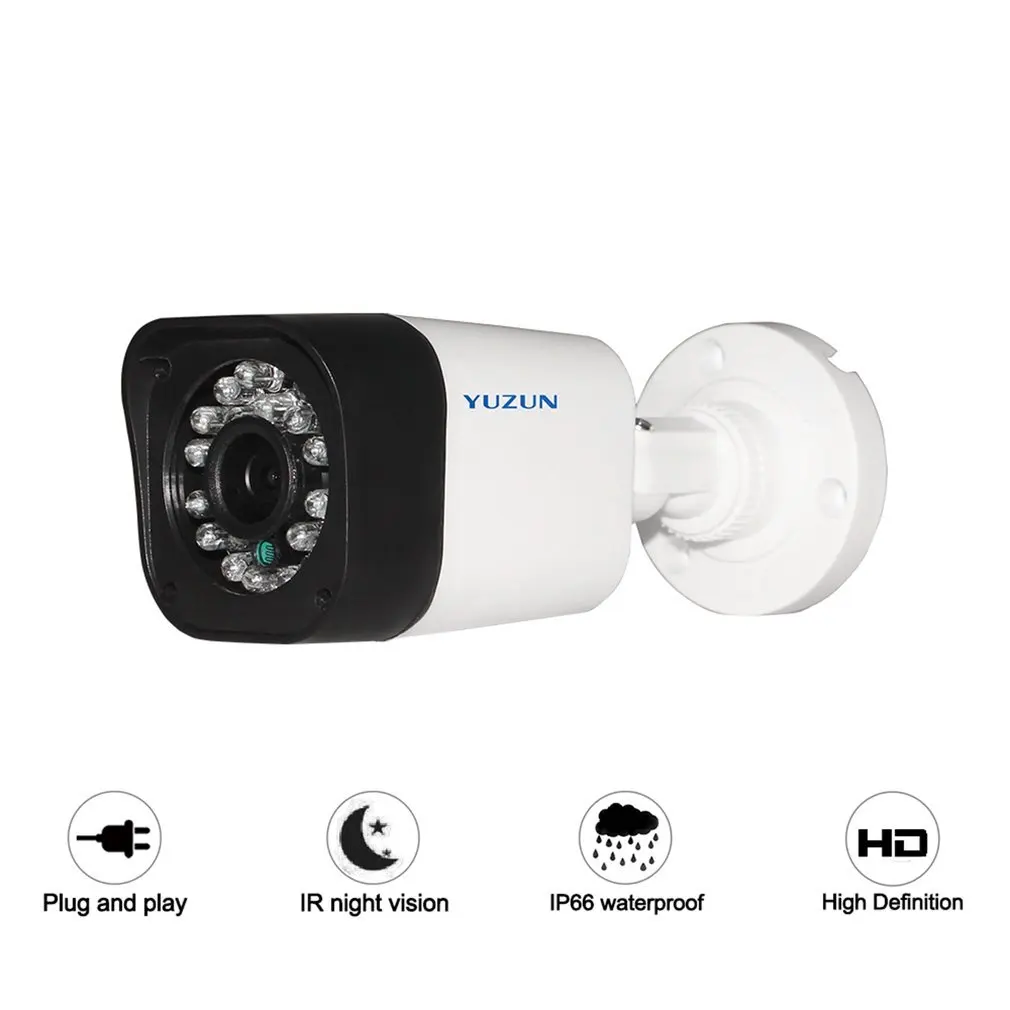 

Professional Indoor Outdoor Security Guard Infrared Camera Day Night VisionWide Angle 6mm Analog HD Camera EU Plug