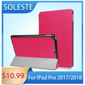 

Case for iPad 2017/2018 9.7" PU Leather+Plastic Shell Protective Stand Cover for iPad 9.7" Tablet Funda A1954 A1822 A1923 A1893
