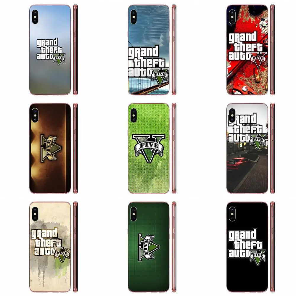 Grand Theft Auto Gta Logo Для Huawei P7 P8 P9 P10 P20 P30 Lite Mini Plus Pro Y9 Prime P Smart Z 2018 2019 TPU Capa Cover | Мобильные