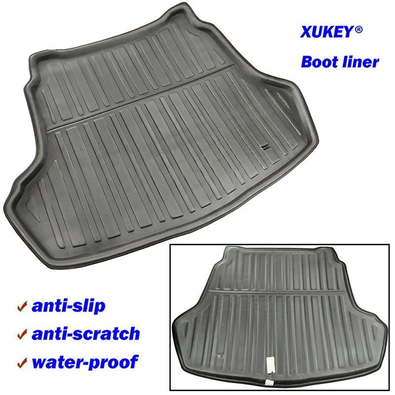 For Kia Optima K5 JF 2016 2017 2018 2019 Boot Liner Rear Trunk Cargo Mat Floor Tray Luggage Carpet Protector |
