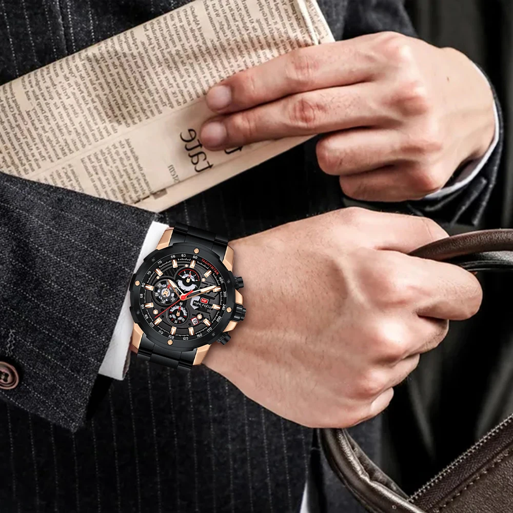 MINI FOCUS Quarzuhr für Herren, wasserdicht_voghion.com