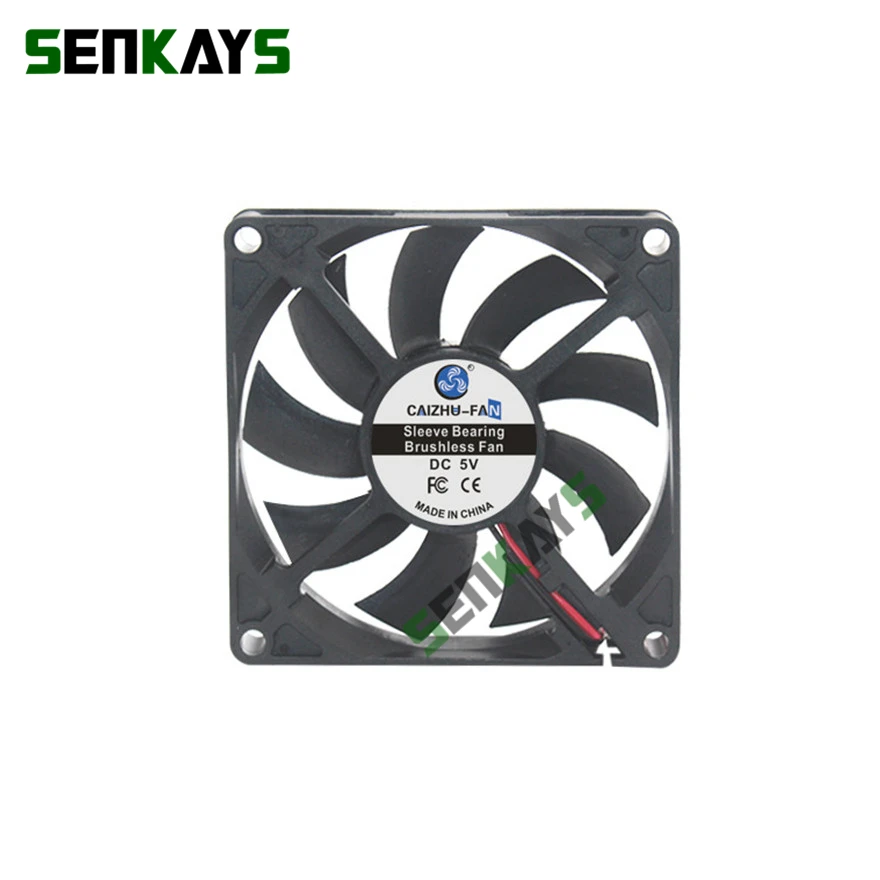 Ventilador de Refrigeração Usb Ultra-thin Cpu do Computador Laptop 2pin 8015 80 mm 80*80*15 mm dc 5v 12v 24v