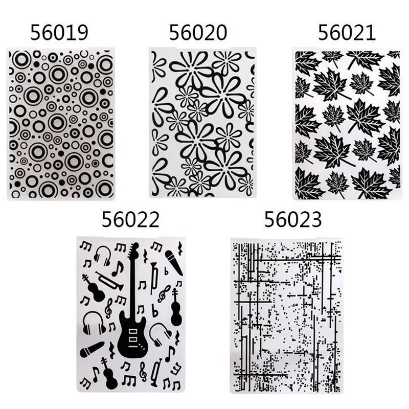 Christmas Plastic Embossing Folder Template for DIY Scrapbooking Craft Photo Album Card Holiday Handmade Decoration Supplies