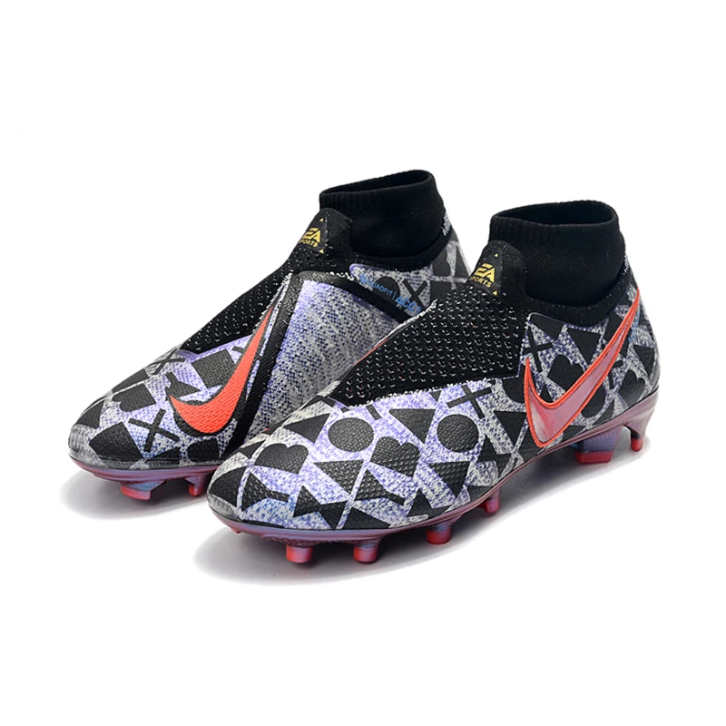 Nike Phantom VSN тени Elite DF FG Футбол бутсы кроссовки Для мужчин футбольные бутсы с волнообразным краем; Zapatos De Futbol Hombre Nike Бутсы; большие размеры 39-45