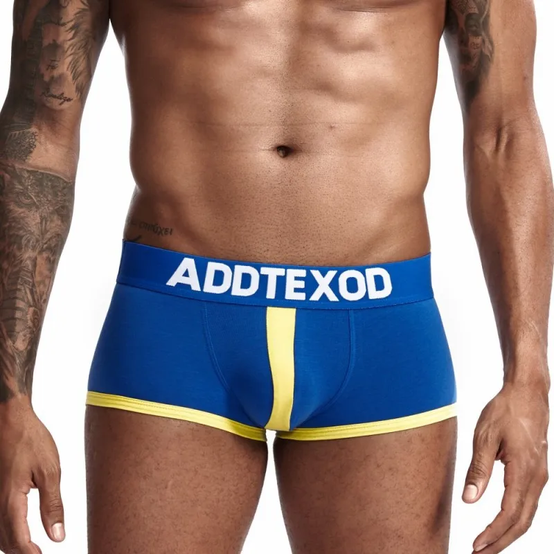 KWAN. Z мужские боксеры, ropa interior hombre, нижнее белье для мужчин, однотонный хлопок, calzoncillo hombre bielizna, мужское нижнее белье, боксеры calzoncillos - Цвет: Синий