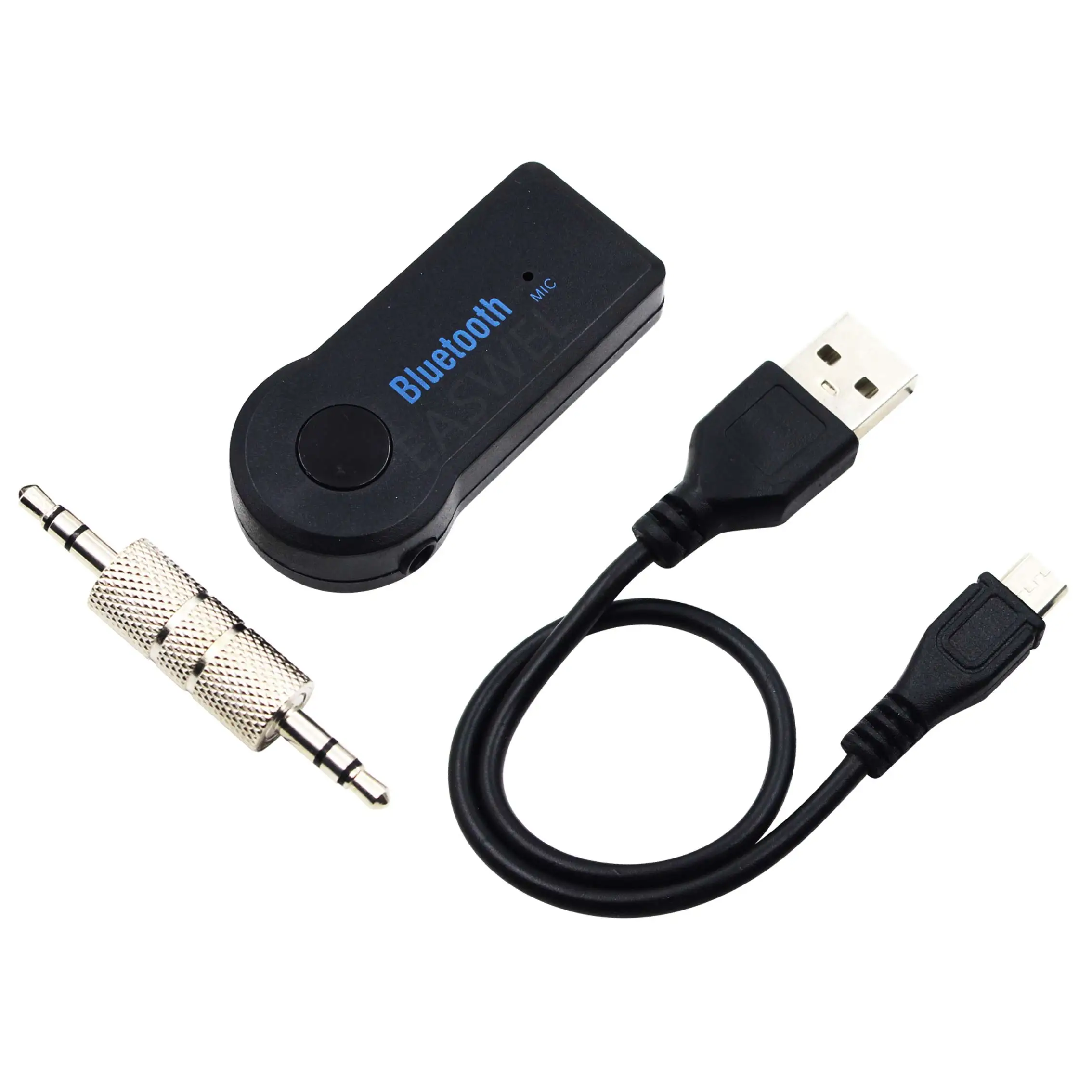 50 шт. 3,5 мм Беспроводной USB мини Bluetooth Aux стерео аудио музыкальный автомобильный адаптер приемник