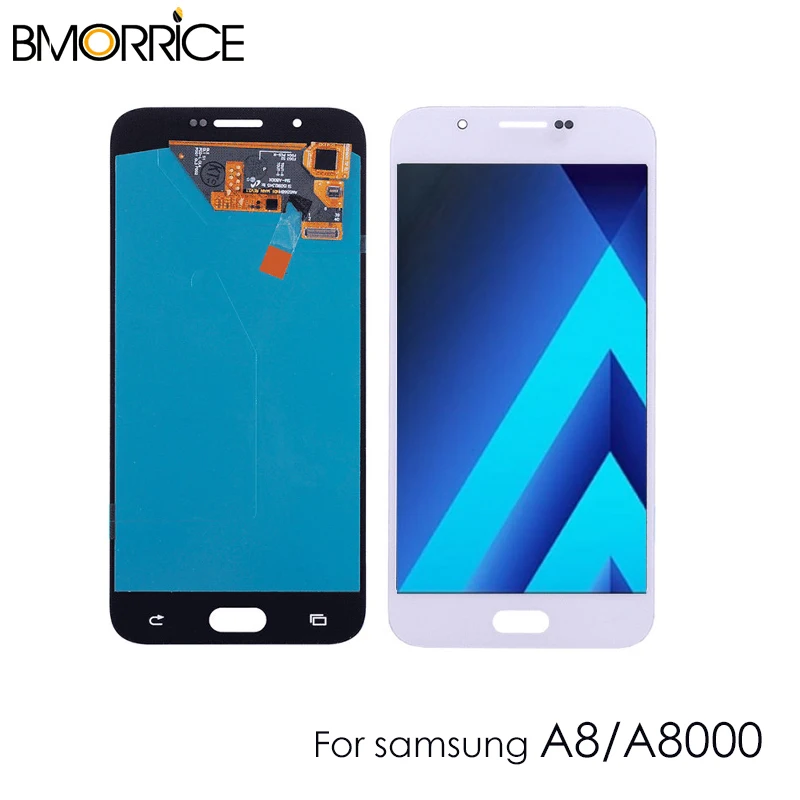 

AMOLED/TFT LCD For Samsung Galaxy A8 A8000 LCD Display Touch Screen Digitizer Assembly Replacement Black White Gold