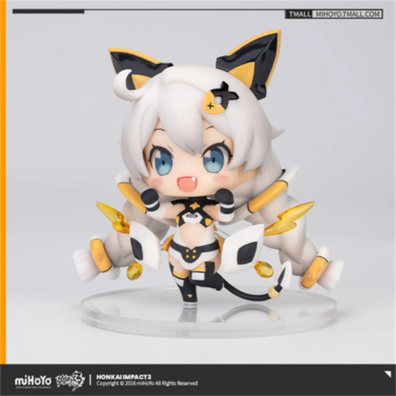 

Аниме игра Honkai Impact 3 Косплей киана · Лунный кот Q Cersion фигурка ПВХ и абс материал безопасности кукла украшение подарок