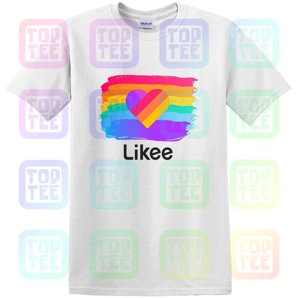 

Likee App Funny Shirt Heart T-shirt Cool Graffiti Streetwear Tee