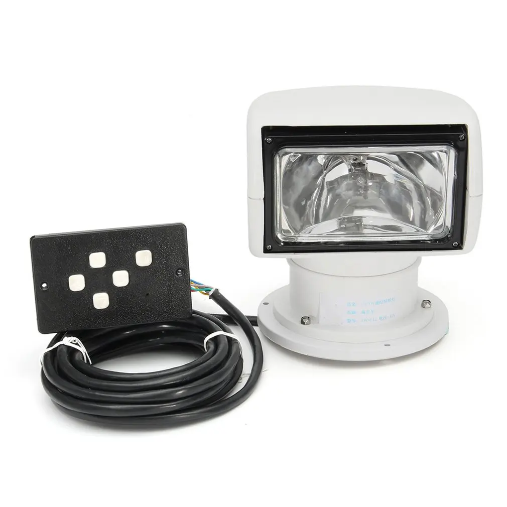 

12V 100W Boat Truck Car Spotlight Marine Searchlight Light Bulb Remote Control Bulb Spotlight Marine Searchlight Truck Car Kits