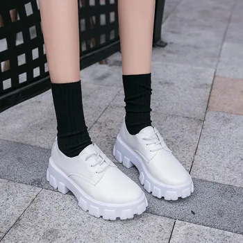 

COOTELILI Women PU Leater Pumps Fashion Shoes 2020 New Fashion Lace Up Pumps Non-slip Basic Sandals Mid Heel Shoes Black Basic