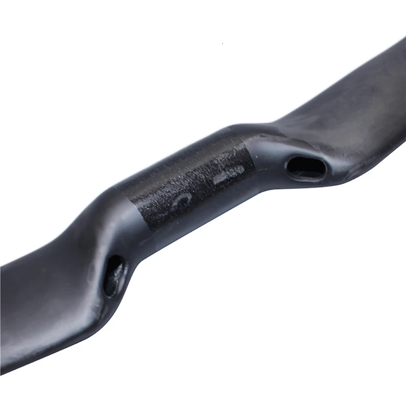 400/420/440mm Mountain Bike Road Bike Handlebar Carbon Fiber One-shaped Integrated Bar Riser Bar Racing Bike Accessories 31.8mm