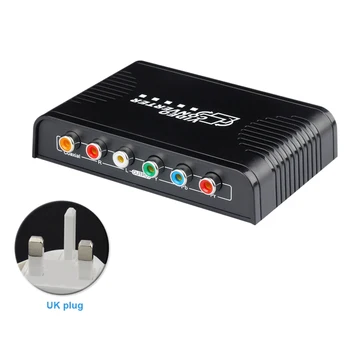 

Video Converter Box Adapter Home Coaxial L R Audio Easy Install HDMI TO YPBPR 1080P HD DVD PC Component Computer To TV Universal