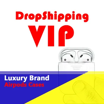 

Luxury Brand C box Wireless Headset case for Apple Airpods 1 2 PRO Earphone Leather Cover For Airpods Protective Cases A060