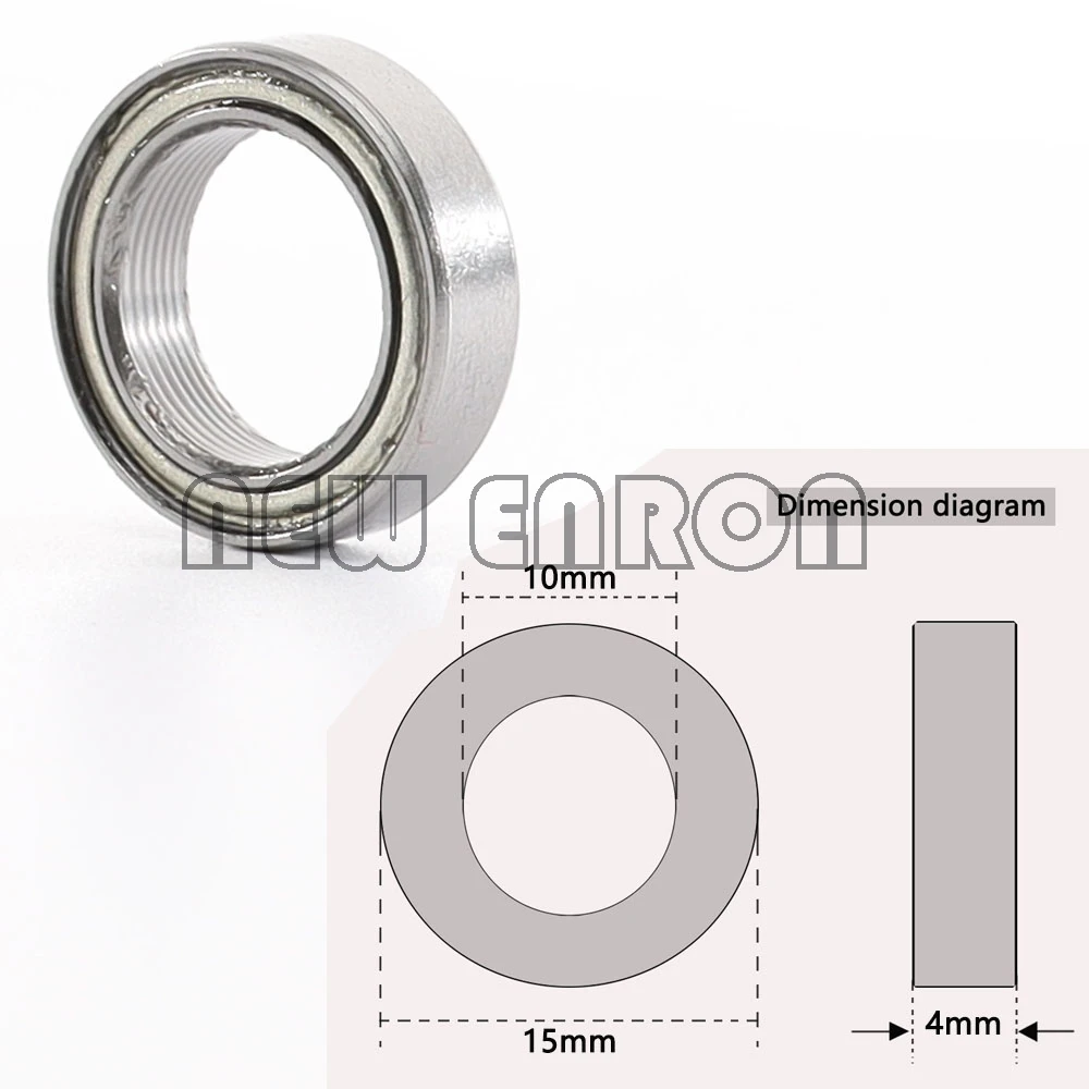 Новый масляный подшипник ENRON 8P 10*15*4 мм герметичный миниатюрный шарикоподшипник