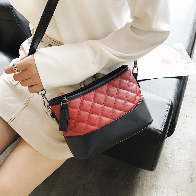 

Women's Bag Spring New Model ling ge Embroidery Bucket Bag Handbag Chain Shoulder/Crossbody Bag YUBAI