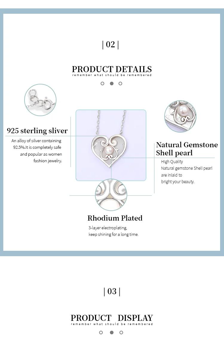 2021 New Trend 925 Sterling Silver LOVE Hip-hop Jewelry Gifts Retro Oval Natural Precious Pearl Shell Pendant Necklace for Woman