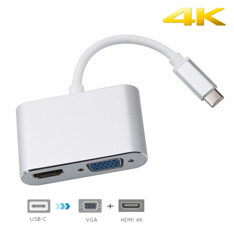 Адаптер-переходник с USB Type-C на HDMI 4K 30 Гц | Электроника