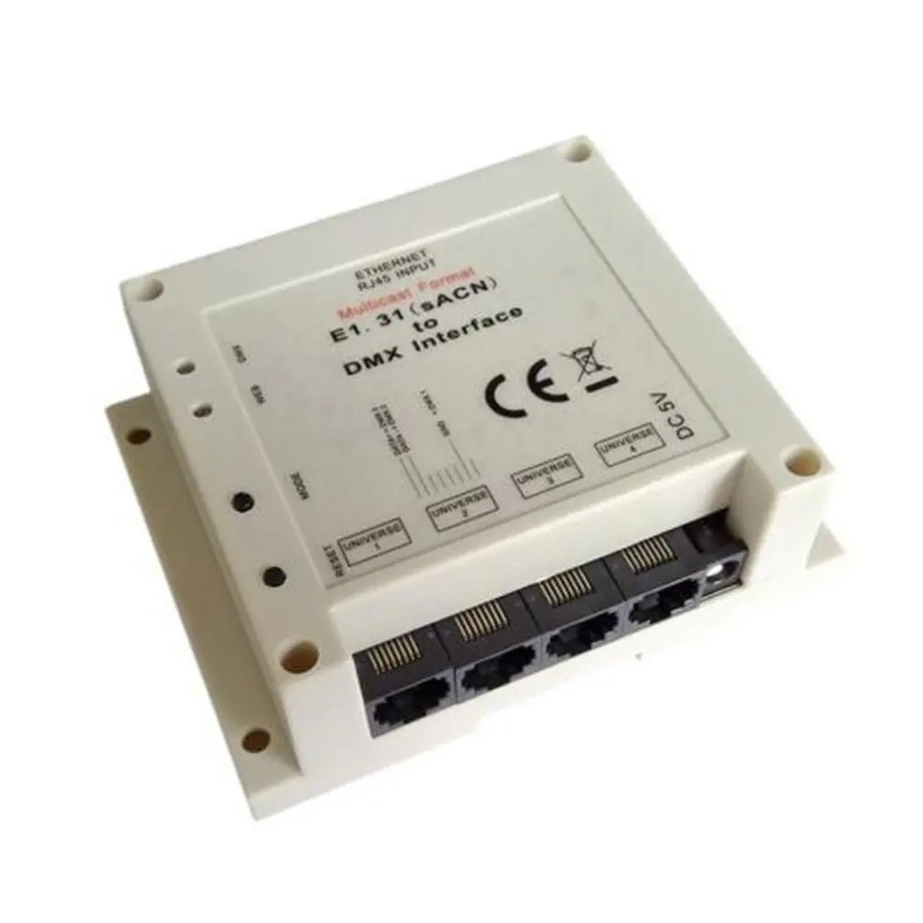 Совместимость для Chamsys Magicq E1.31(csn) Dmx/Bridge интерфейс 4 Dmx512 Выход вселенных до 2048 каналов Dmx