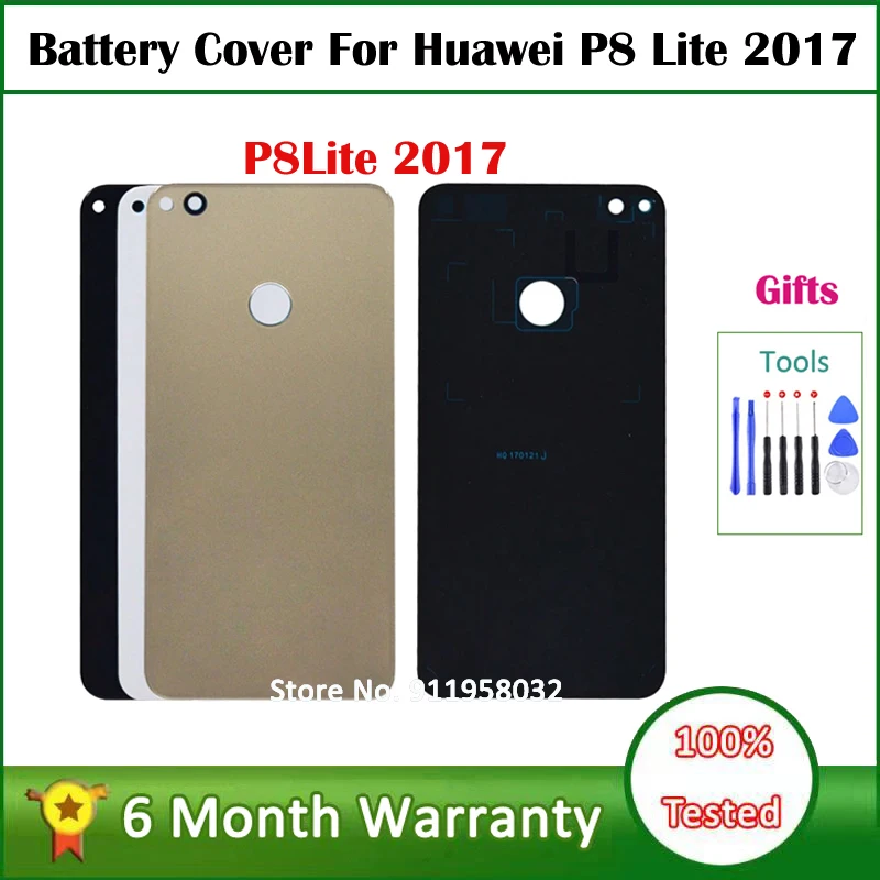 Per Huawei P8 Lite 2017 Parte Del Coperchio Della Batteria Per Huawei P8Lite 2017 Coperchio Della Batteria Posteriore Sostituzione Della Custodia Dell