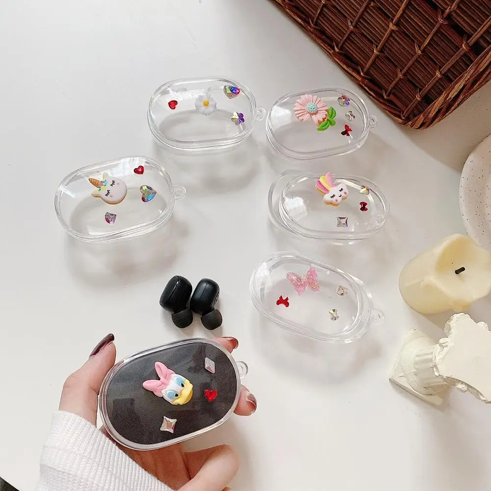 

Cute Cartoon Cover For Xiaomi Redmi Airdots Case TPU Soft Shell Cases For Redmi Airdots Earphone Accessories Shell with Keychain