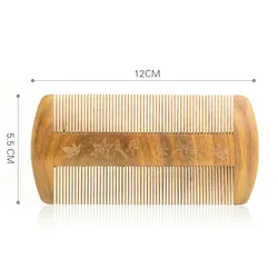 wooden hairbrush dandruff comb Wooden Comb Tweezers Combs Ultra Fine Teeth Encryption Children Go The Hairbrush Hair Scraping