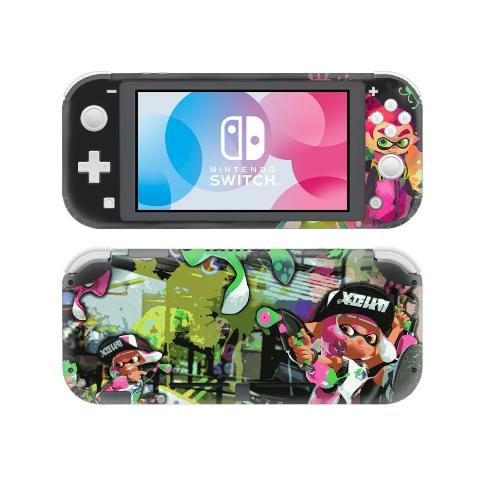 Splatoon 2 наклейка на кожу для nintendo Switch Lite консоль и контроллер протектор Joy-con переключатель Lite наклейка на кожу