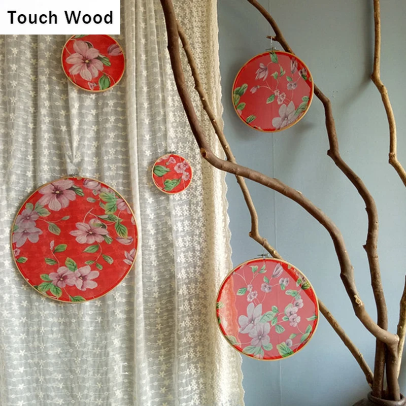 

Handmade Red Accessory Decoration Nature Bamboo Cases Jewellry Display Decor