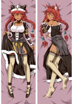

Anime Characters lupusregina pillow Cover Case Sexy girls 3D Double-sided Bedding Hugging Body pillowcase