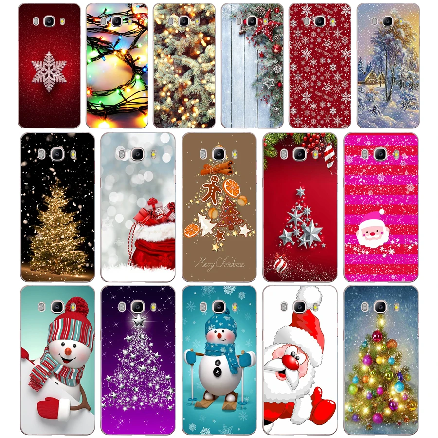76SD с новым годом Счастливого Рождества Мягкий Силиконовый ТПУ чехол для телефона