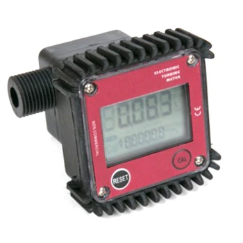 

K24 Small Flow Gear Flowmeter 4 Points 19mm External Thread Fuel Water Urea Liquid Meter Flow Meter