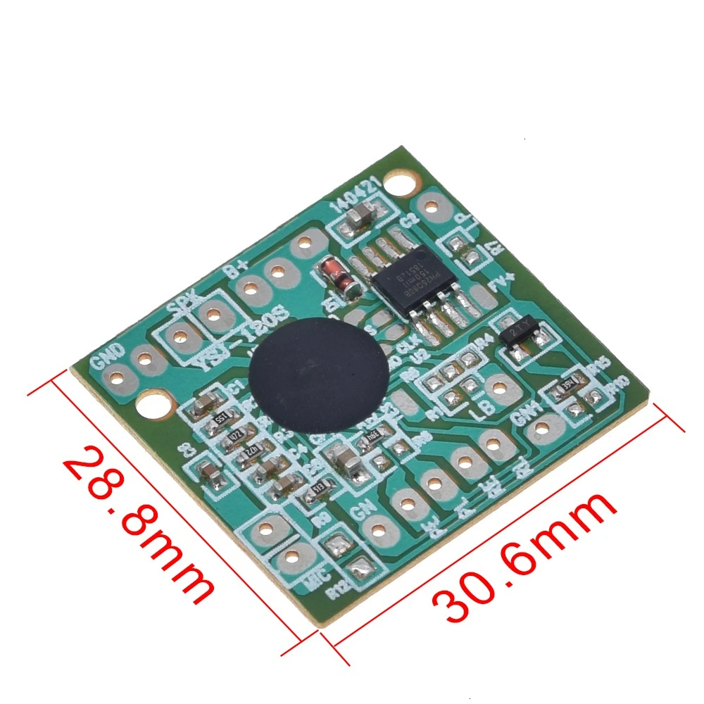 Звуковой модуль для электронной игрушки IC чип диктофон 120s 120secs Запись Воспроизведение разговор, Музыка Аудио записываемая доска подарок