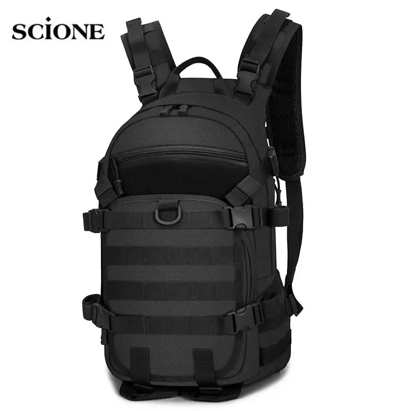 Mochila militar tática para homens, mochila, caminhadas, ciclismo, montanhismo, esporte, Molle, XA217A, 25L