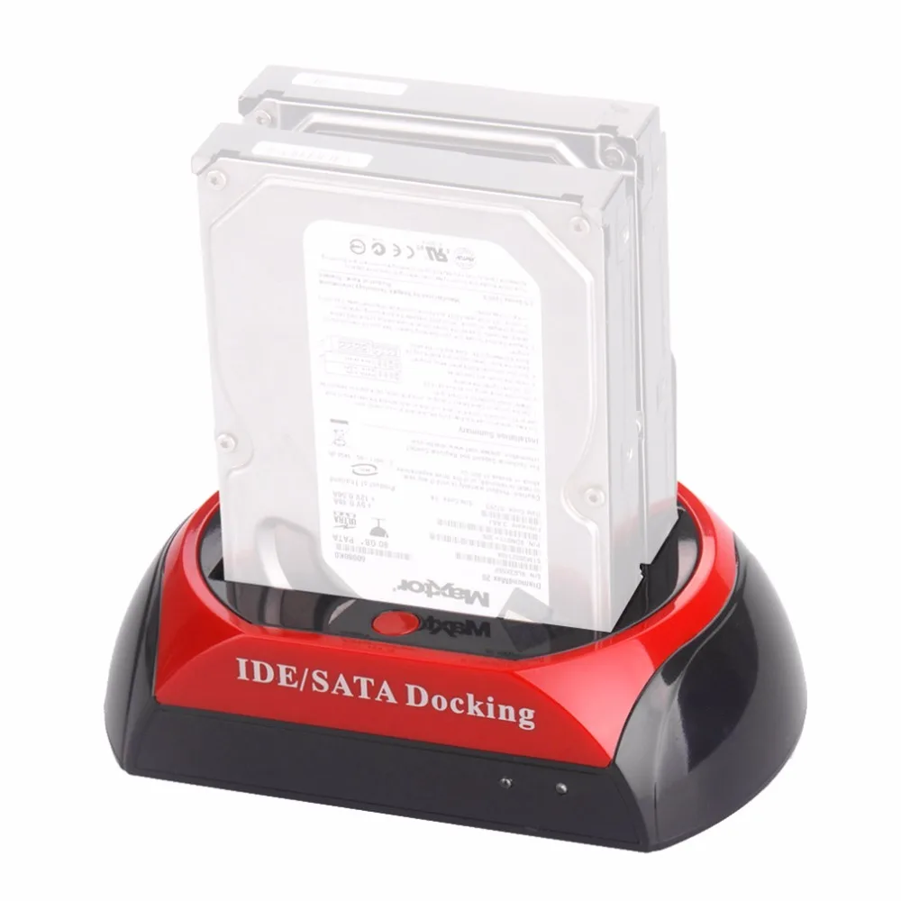 Стандарт ЕС удобный 2,5& 3,5 дюймов IDE SATA USB 2,0 двойной HDD жесткий диск дисковая станция для SATA/HDD/IDE