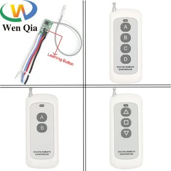 

433mhz DC 3.6V 6V 12V 24V 1CH Relay Wireless RF Remote Control Switch Mini Module With Over500metersTransmitter For LEDLampLight