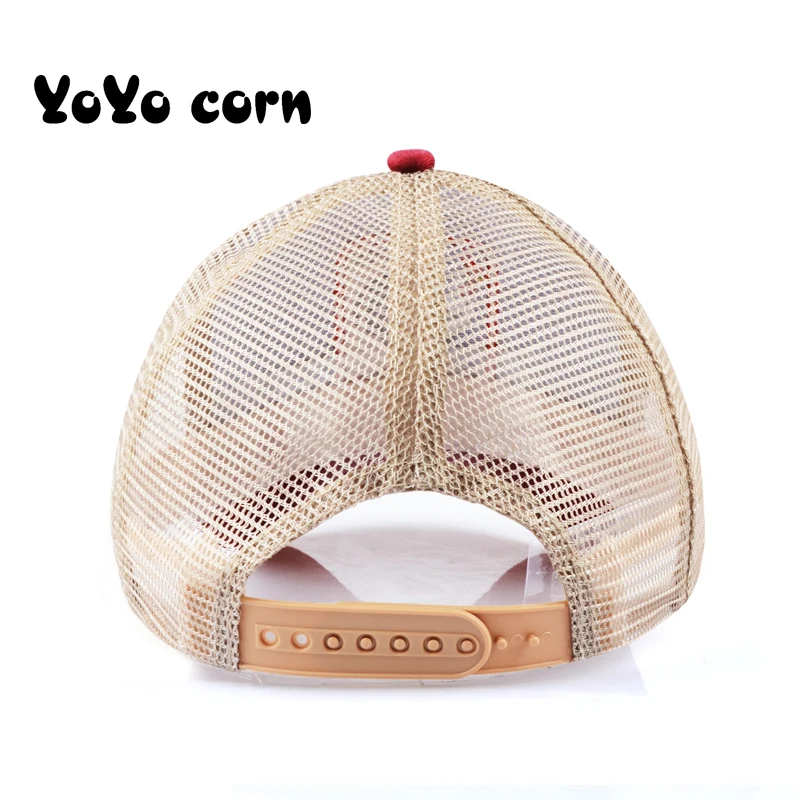 YOYOCORN, модная сетчатая бейсбольная кепка, унисекс, прекрасные колпачки для животных, женская и Мужская бейсболка, кепка для папы, летняя кепка, Регулируемая Кость, gorras