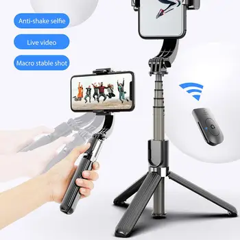 

1-Axis Handheld Gimbal Stabilizer Anti-shake Smartphone Stabilizer Bluetooth Tripod For IPhone 11 8 Huawei Samsung Smart Phone