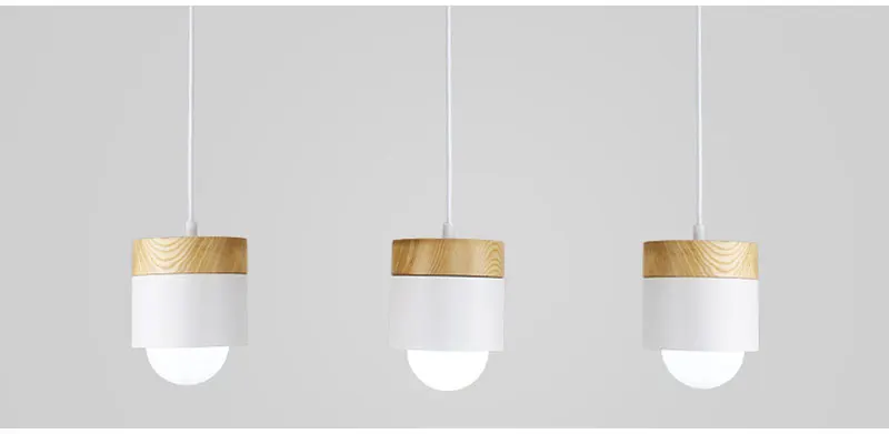 H60b962dd3fcf43fb829dd17f6605366b8 Best selling Nordic minimalist LED E27 chandelier modern macarons chandelier home decoration wrought iron wood decorative light