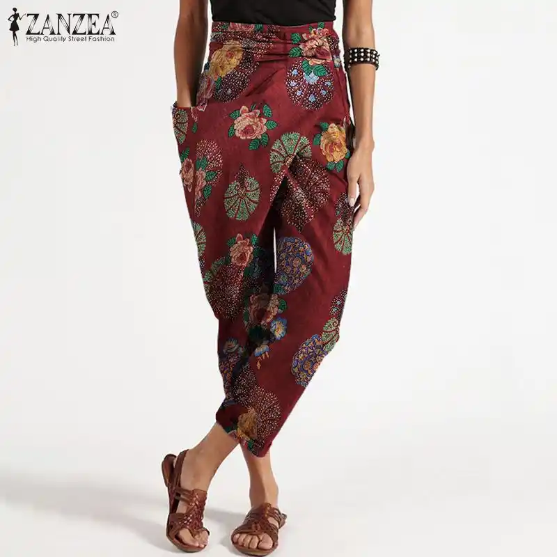 printed harem pants plus size