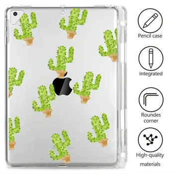 

IPad 1 2 3 Case With Pen Slot Famous Mouse Transparent Soft Cover iPad Pro 5th 6th Generation 9.7 10.2 11 12.5in Mini 1 2 3 4 5