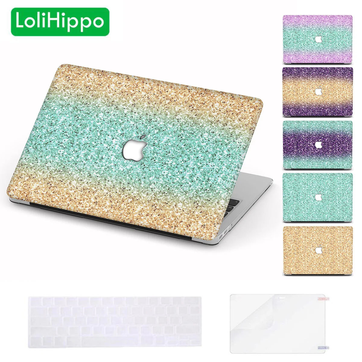LoliHippo контрастный цвет Радуга чехол для ноутбука MacBook Air Pro 12 13 3 15 дюймов retina A1466 A1932