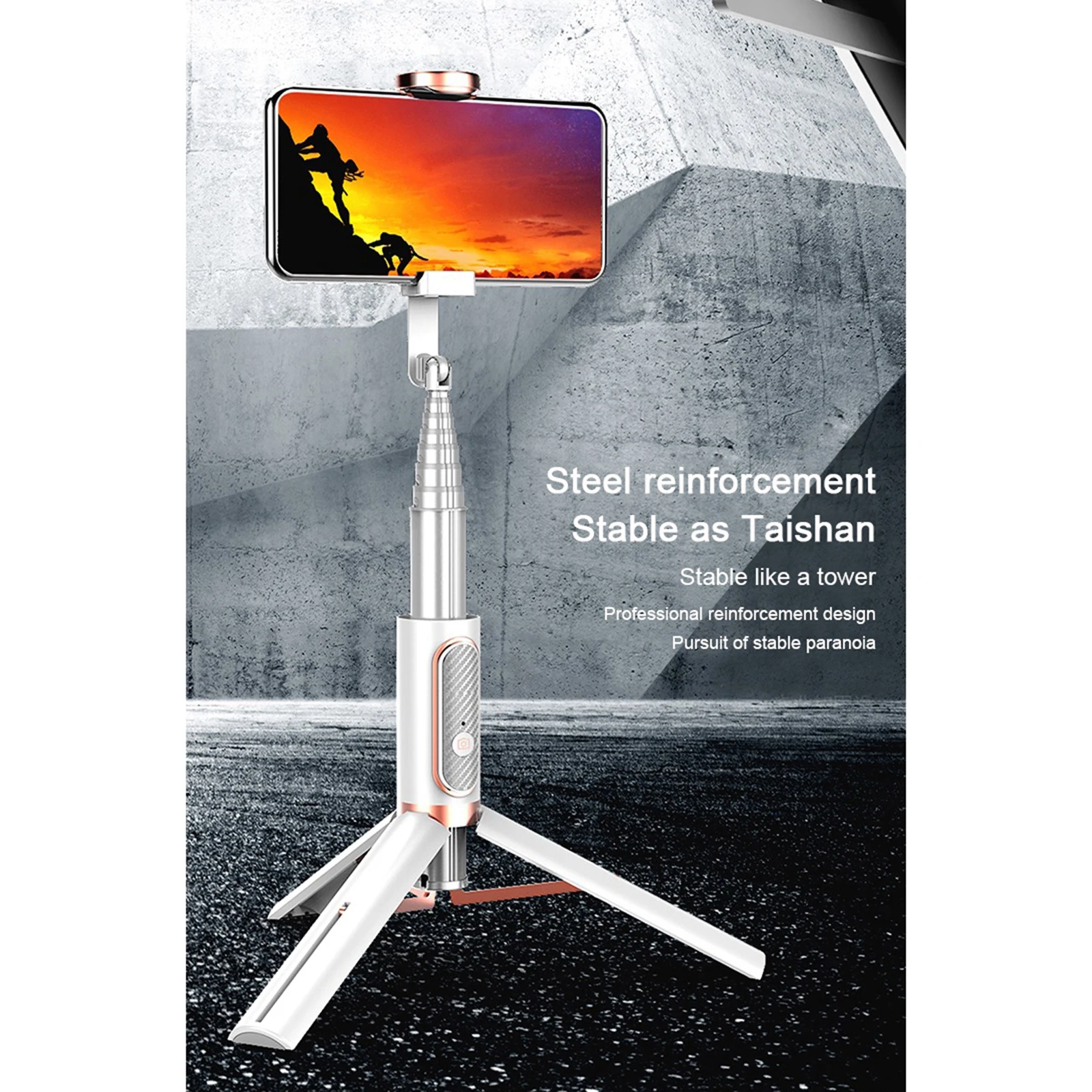 Wireless Bluetooth Selfie Stick Tripod Phone Desk Holder Mount For Samsung Mini 3 In 1 Selfie Stick Tripod Bluetooth Remote