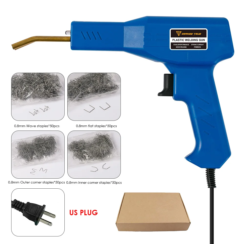 hot air station 75W Plastic Welding Kit  Hot Stapler Machine Soldering for Plastic Staple Machine Garage Car Bumper Repair Tool hot stapler Welding Equipment