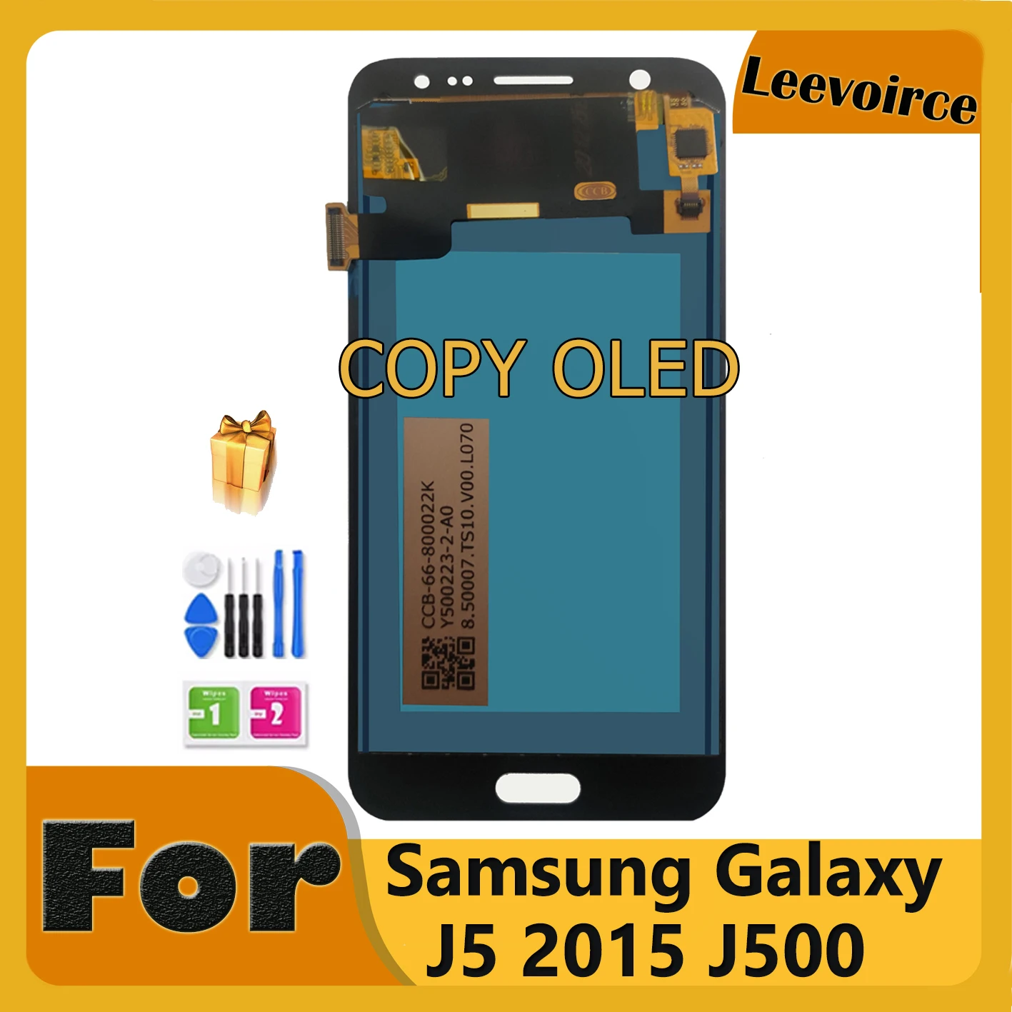 Копия OLED для SAMSUNG Galaxy J5 2015 J500 ЖК-дисплей сенсорный экран в сборе J500H J500FN J500F J500M |