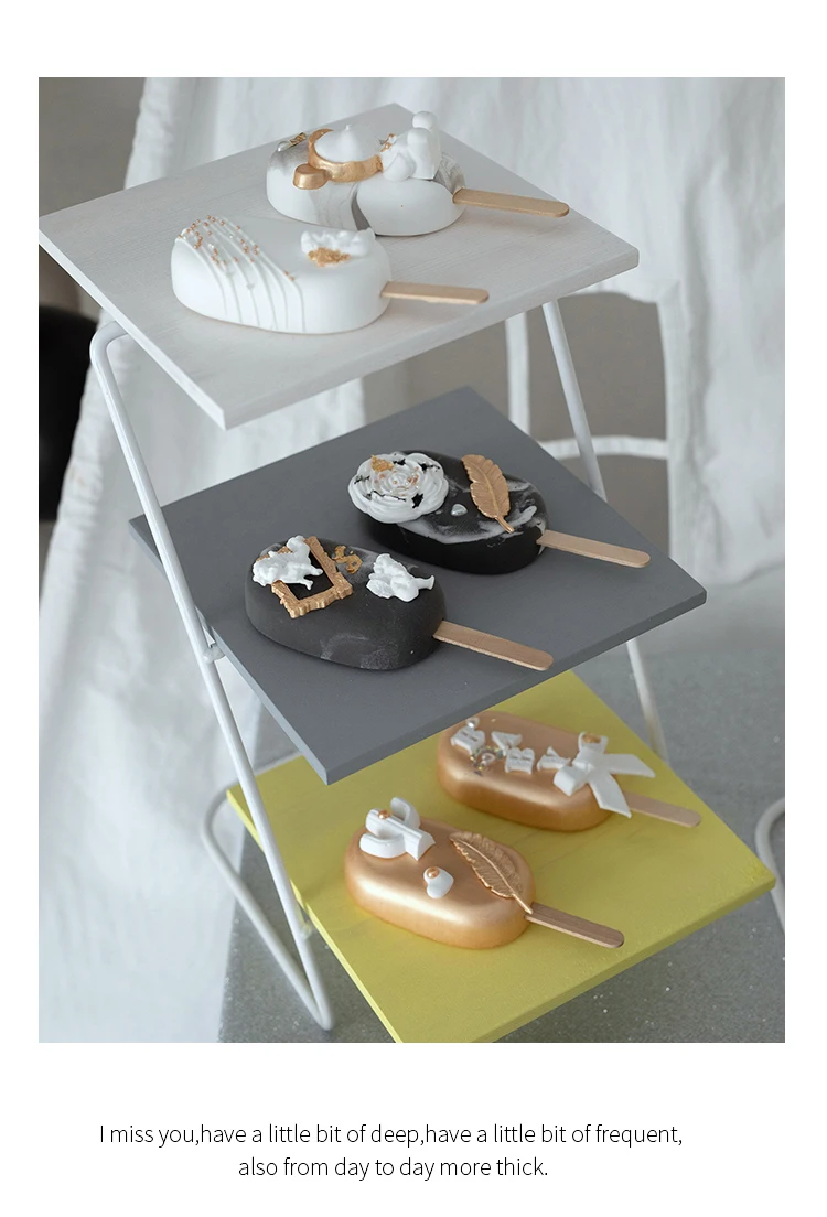 SWEETGO искусственные пончики искусственный лед-крем палка глина модель золотой день чай десерт украшения для витрины аксессуары для фотосъемки