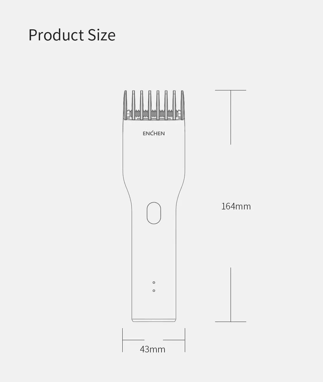 ENCHEN Boost USB Electric Hair Clippers Trimmers For Men Adults Kids Cordless Rechargeable Hair Cutter Machine Professional